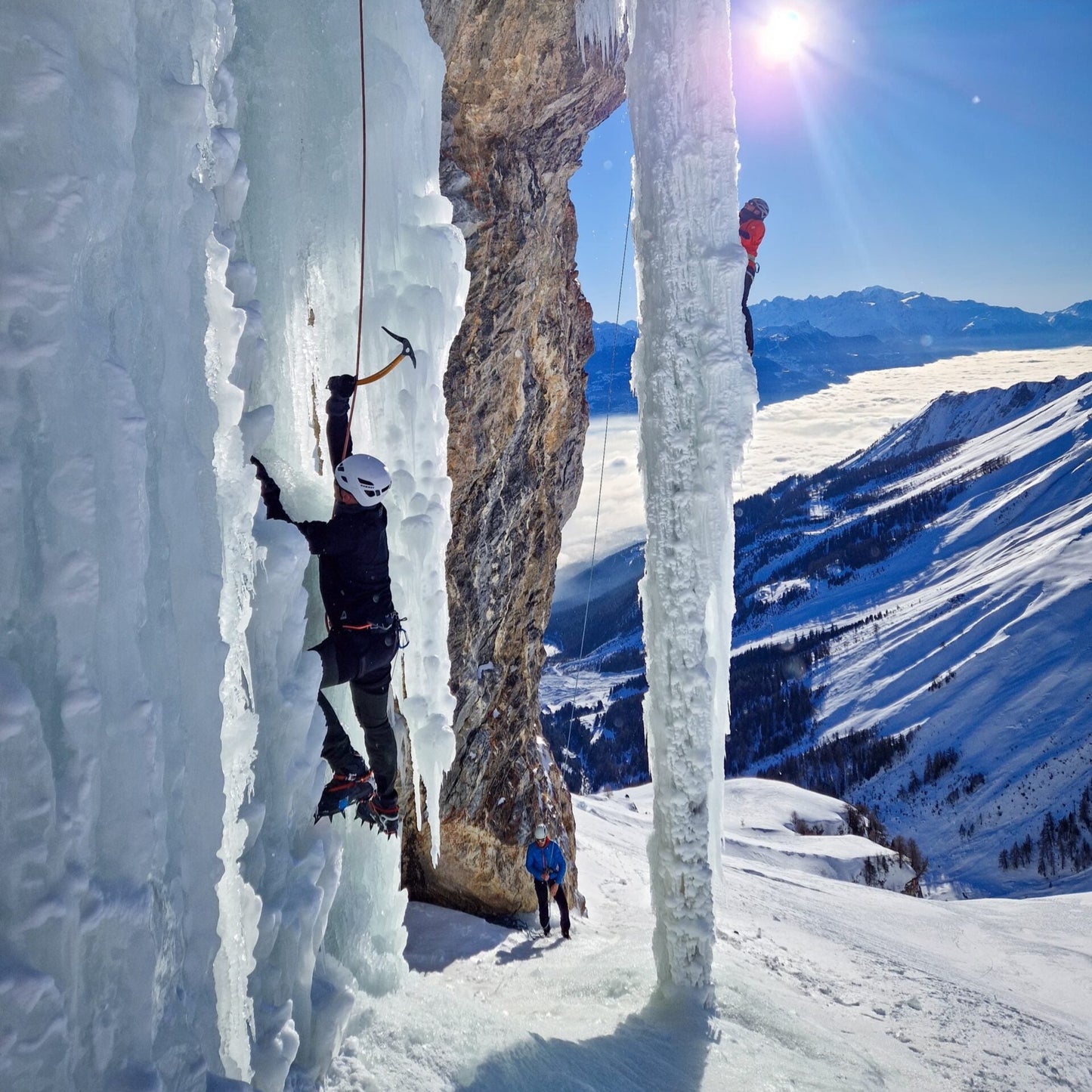 Initiation cascade de glace / 11 janvier 2025